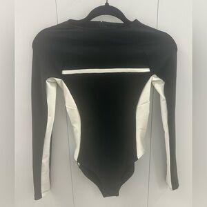 Hurley Color-Block Moderate Bodysuit, Size XS